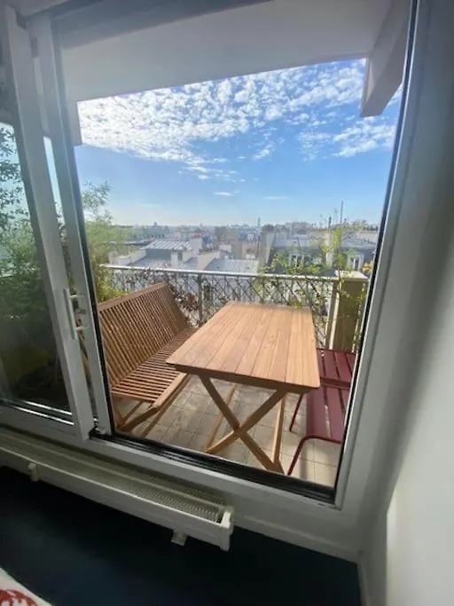 With Stunning View Of And Eiffel Tower *